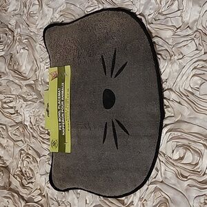 Pet Feeding Mat Non Slip Mat / Gray Placemat New